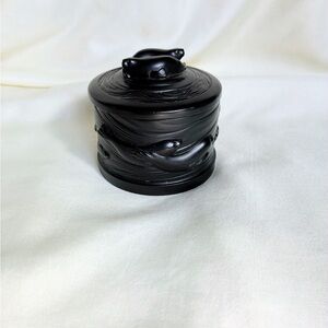 Vintage BOMA Seal sculptured spirit box color rosewood #seaanimals